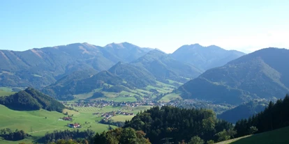 Pensionen - Steinbach an der Steyr - Blick auf Großraming - Lehnerhof