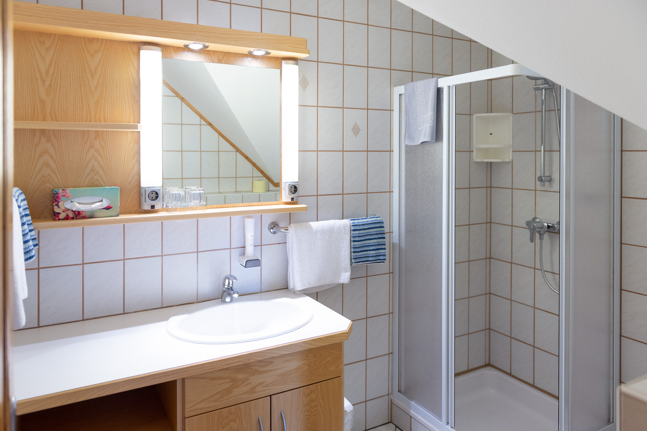 Frühstückspension: Badezimmer - Gästehaus Nora 