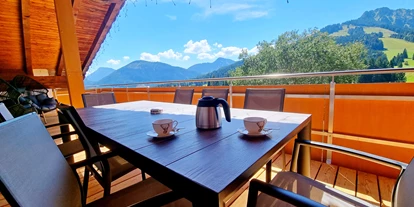 Pensionen - Balkon - Oberstdorf - Genießen Sie den Ausblick und die Ruhe in unserem Haus - Landhaus Wildschütz - Ferienwohnung mit Königscard