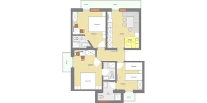 Pensionen - Serfaus - Appartement 2 Plan - Apart-Frühstückspension Stark