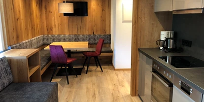 Pensionen - Serfaus - Studio PANORAMA - Küche/ Wohnraum - Chalet Central