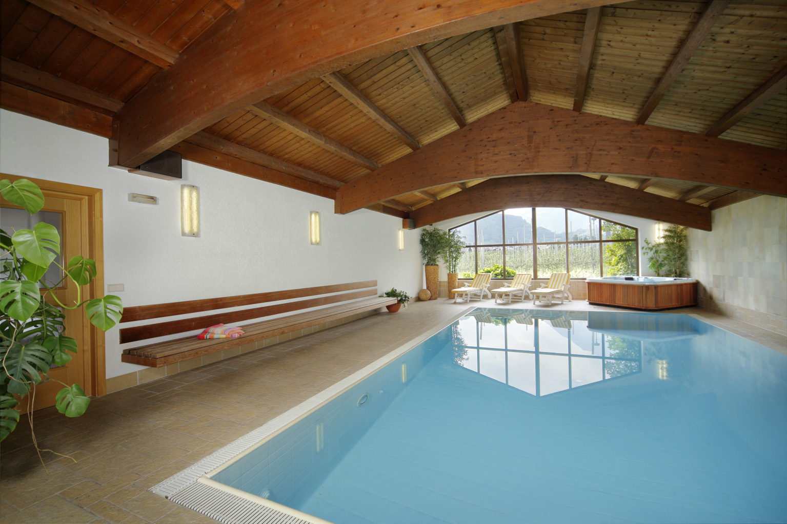 Pensionen - Girlan an der Weinstraße - Hallenbad - Pension Paradies