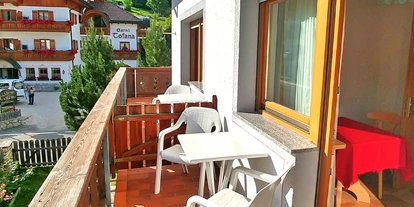 Pensionen - St. Kassian - Balkon und Aussicht - Garni Gabrieli