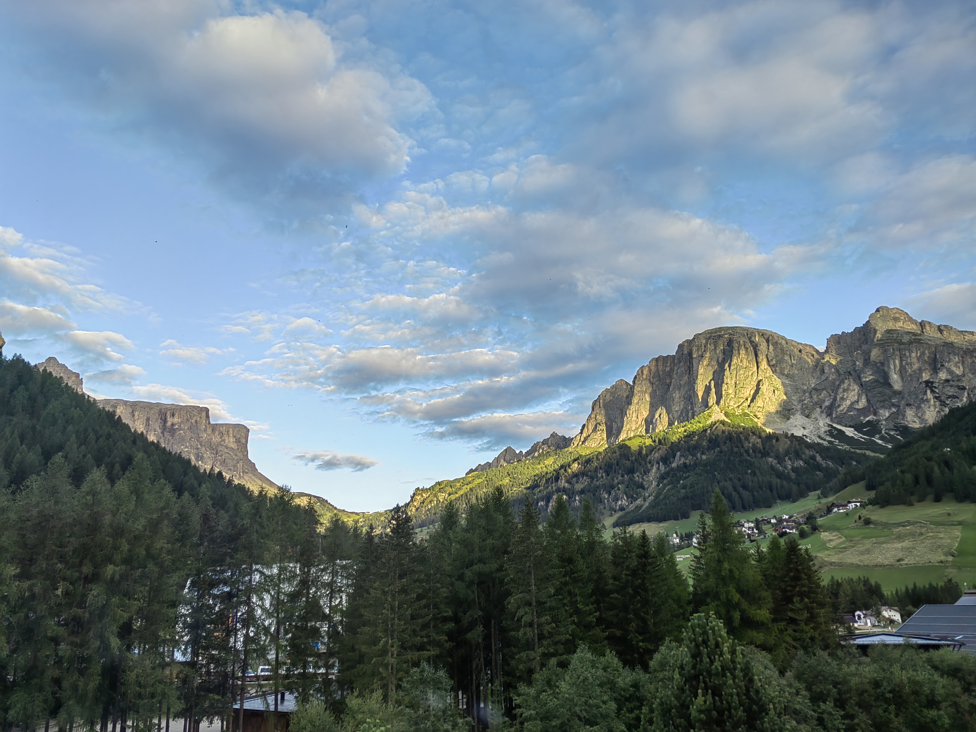 Frühstückspension: Blick vom Zimmer - Garni Laura