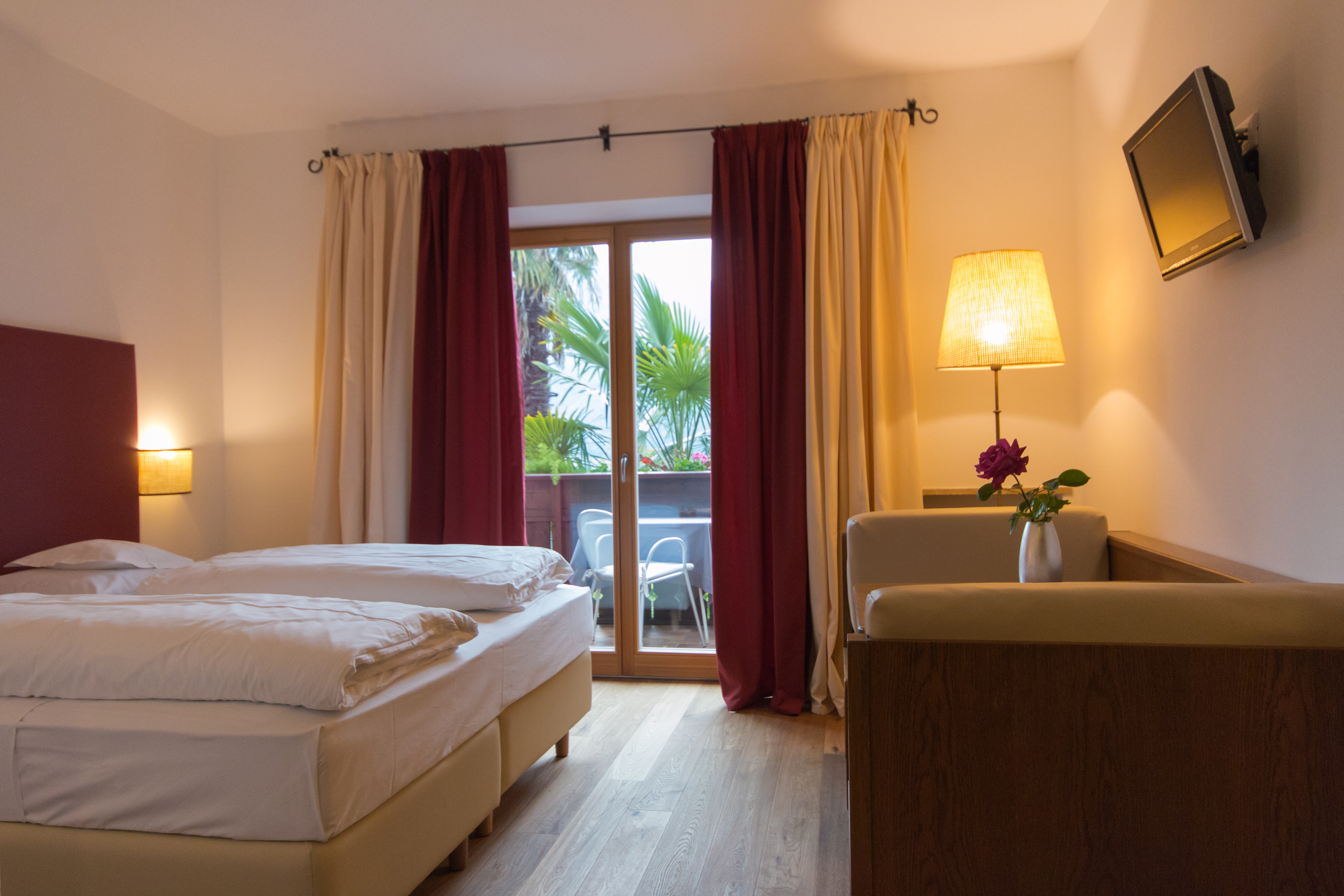 Frühstückspension: Doppelzimmer mit Balkon - Pension Sonnheim