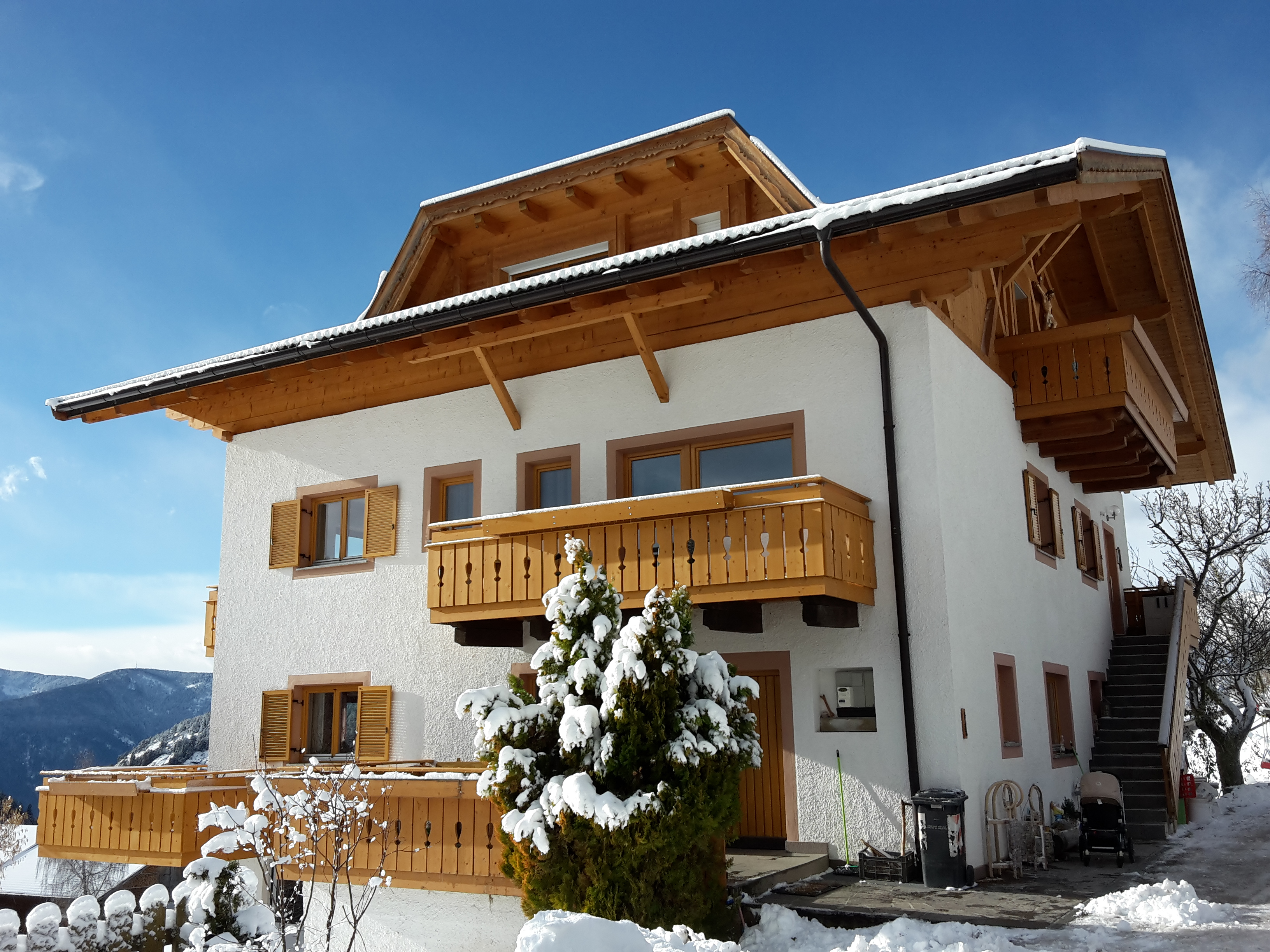 Pensionen - Balkon - Italien - Tratterhof