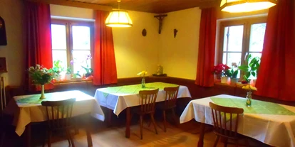 Pensionen - Naturns - Frühstücksraum - Sackgut- Hof