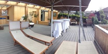 Pensionen - St. Kassian - Dachterasse - Residence Garni Trocker