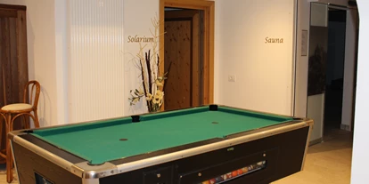 Pensionen - St. Kassian - Billiarndtisch - Residence Garni Trocker