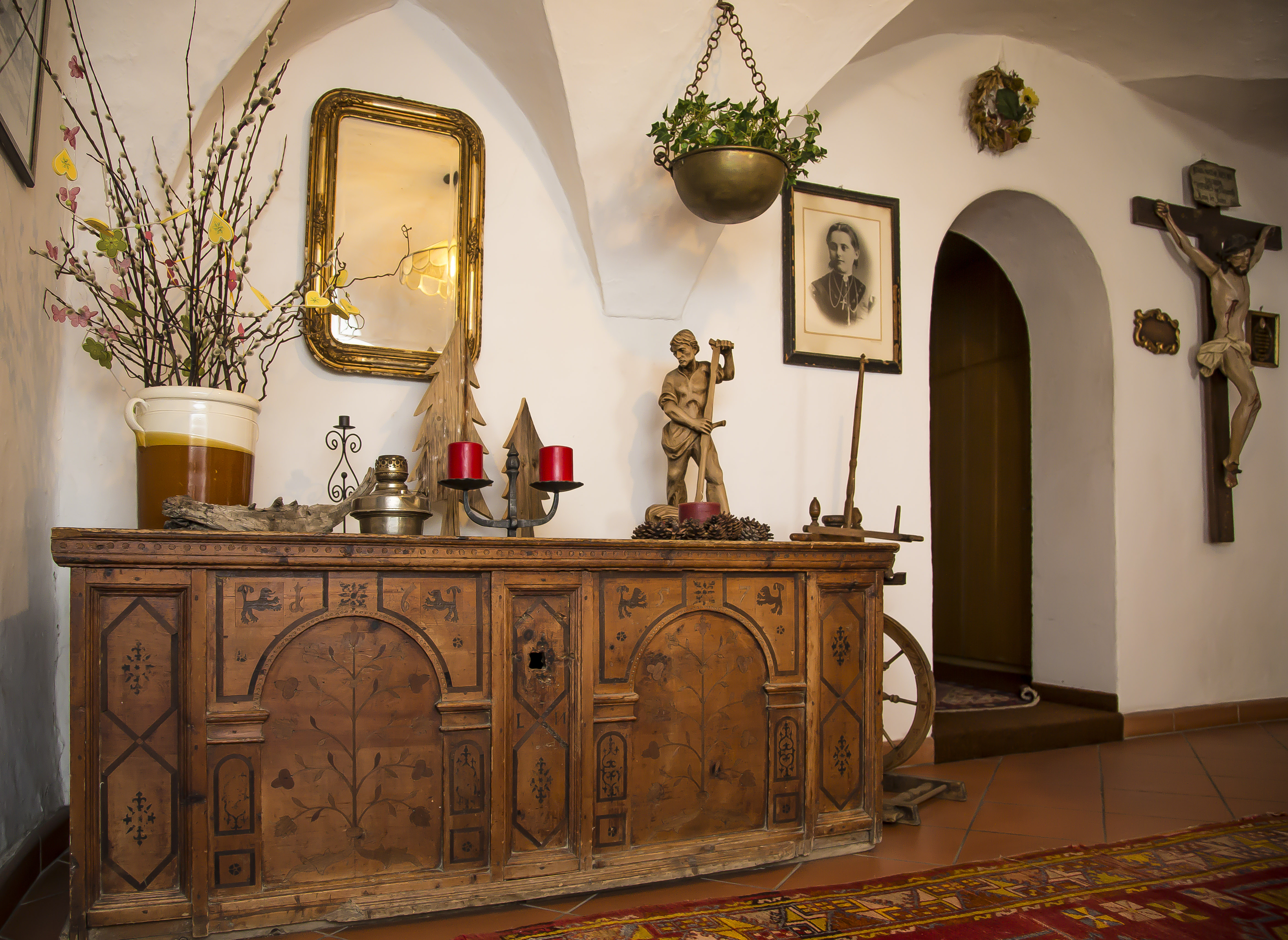 Frühstückspension: Ansicht - Gasthof Albergo Obermair