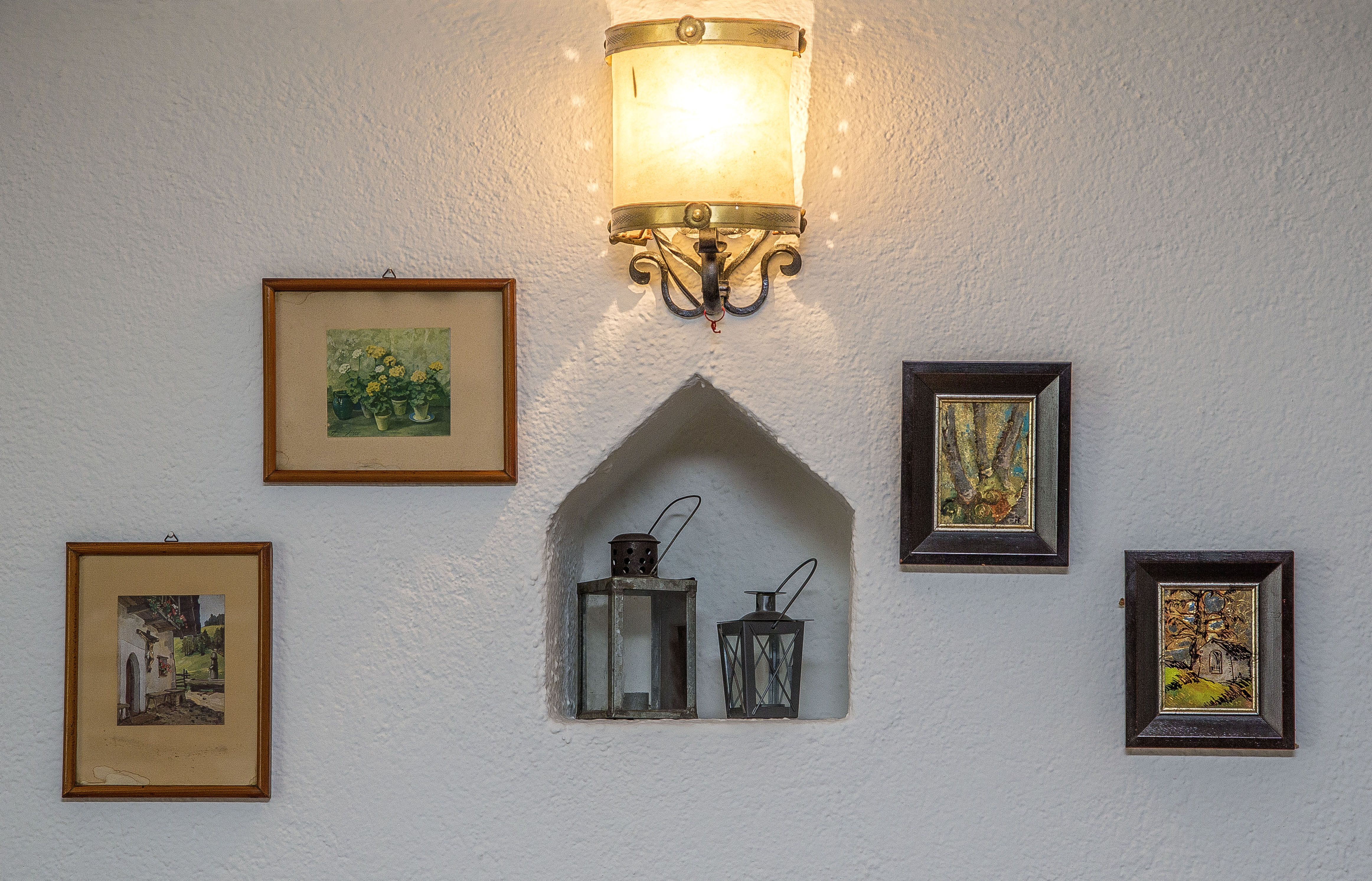 Frühstückspension: Gasthof Albergo Obermair