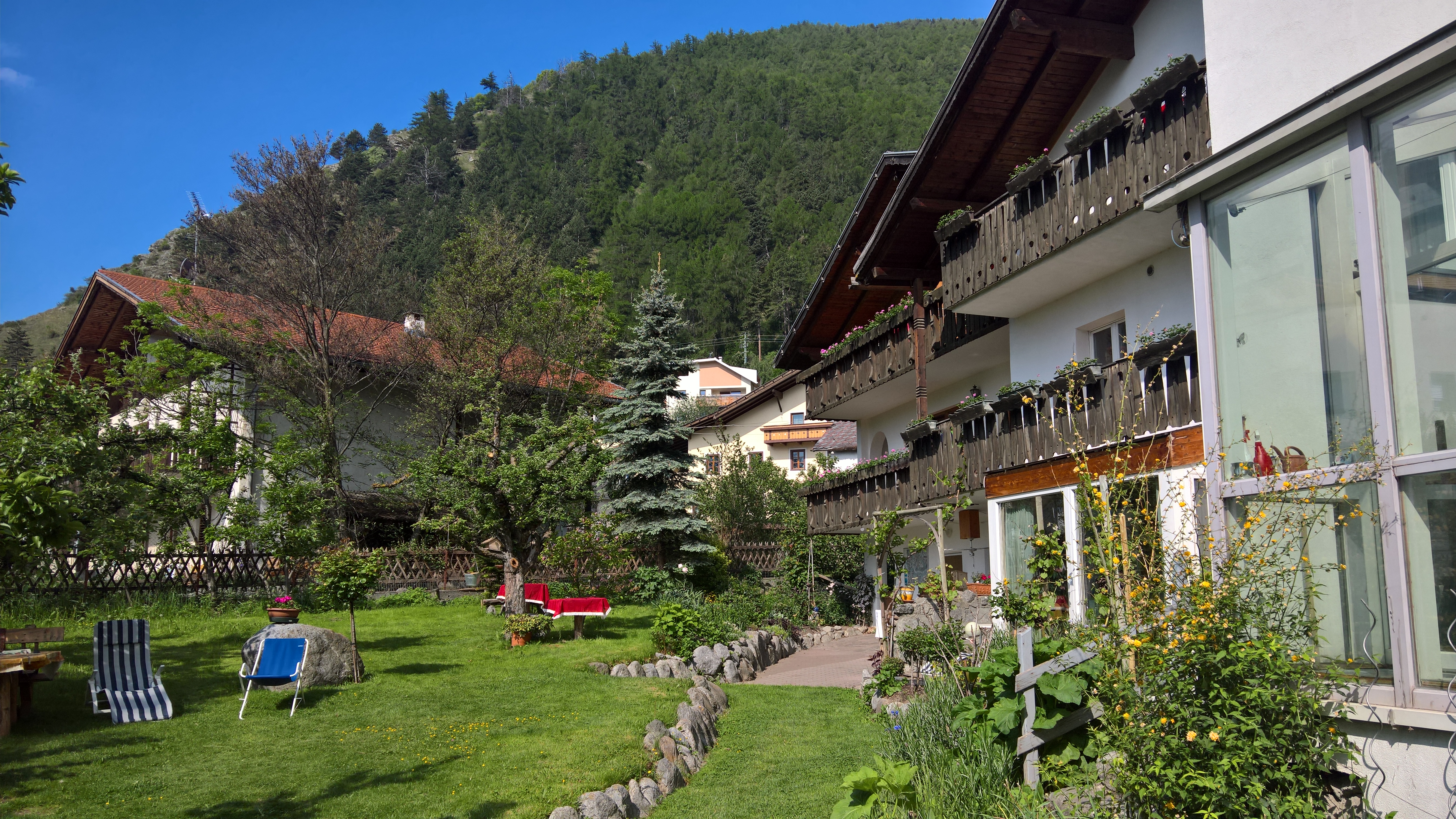 Pensionen - Balkon - Italien - Haus Etschheim