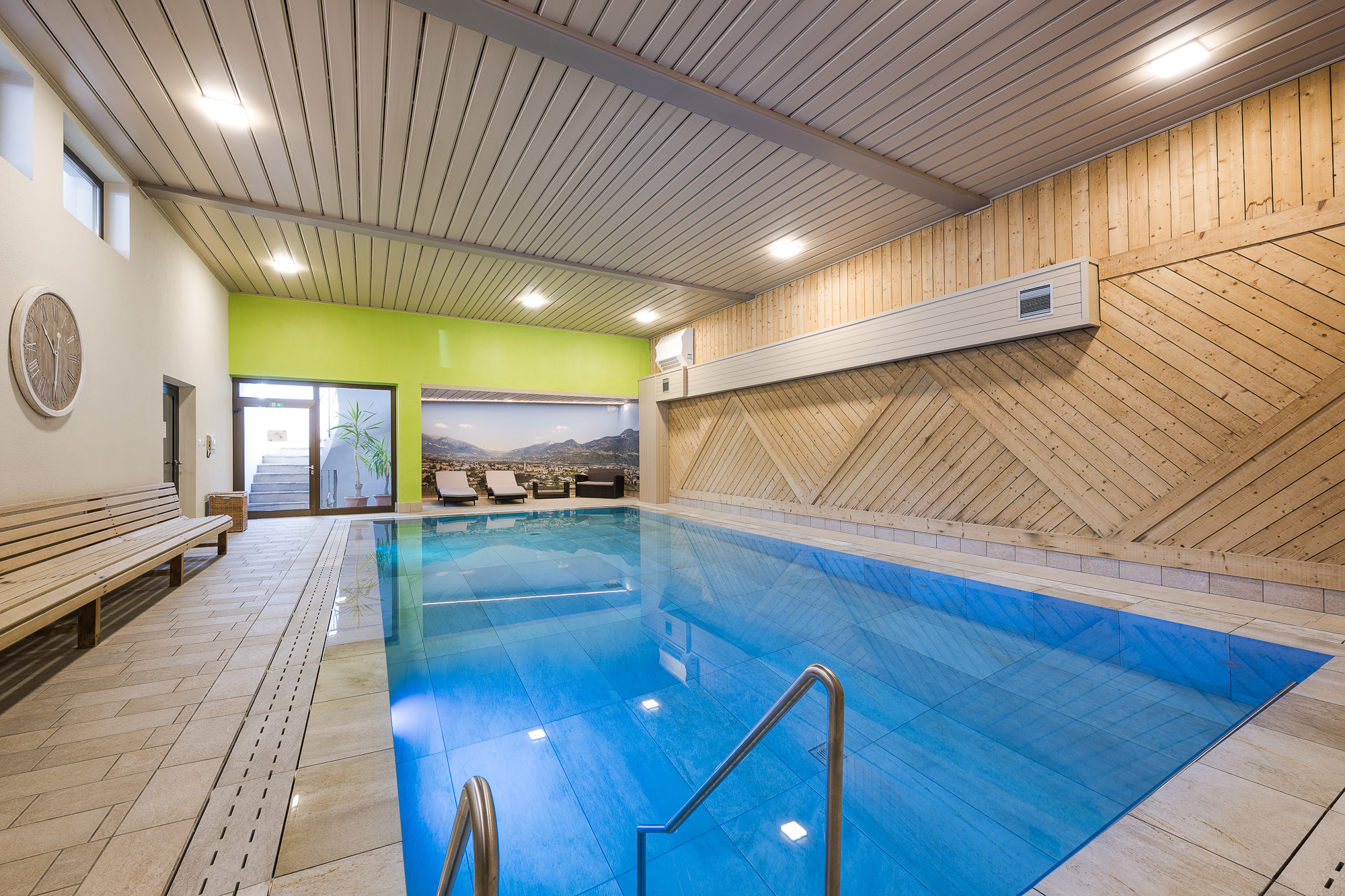 Frühstückspension: Hallenbad - Panorama Hotel Garni Bühlerhof