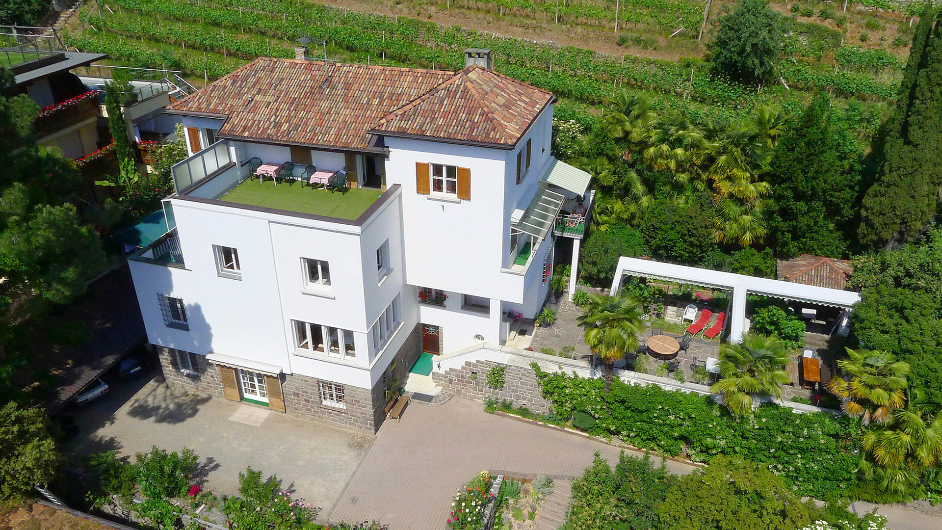 Pensionen - Balkon - Meran - Haus Rieder