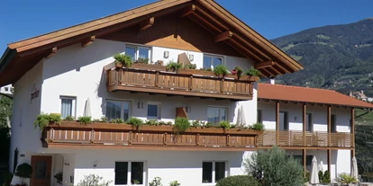 Pensionen - Terrasse - Italien - Garni Pircher - Dorf Tirol - Garni Pircher
