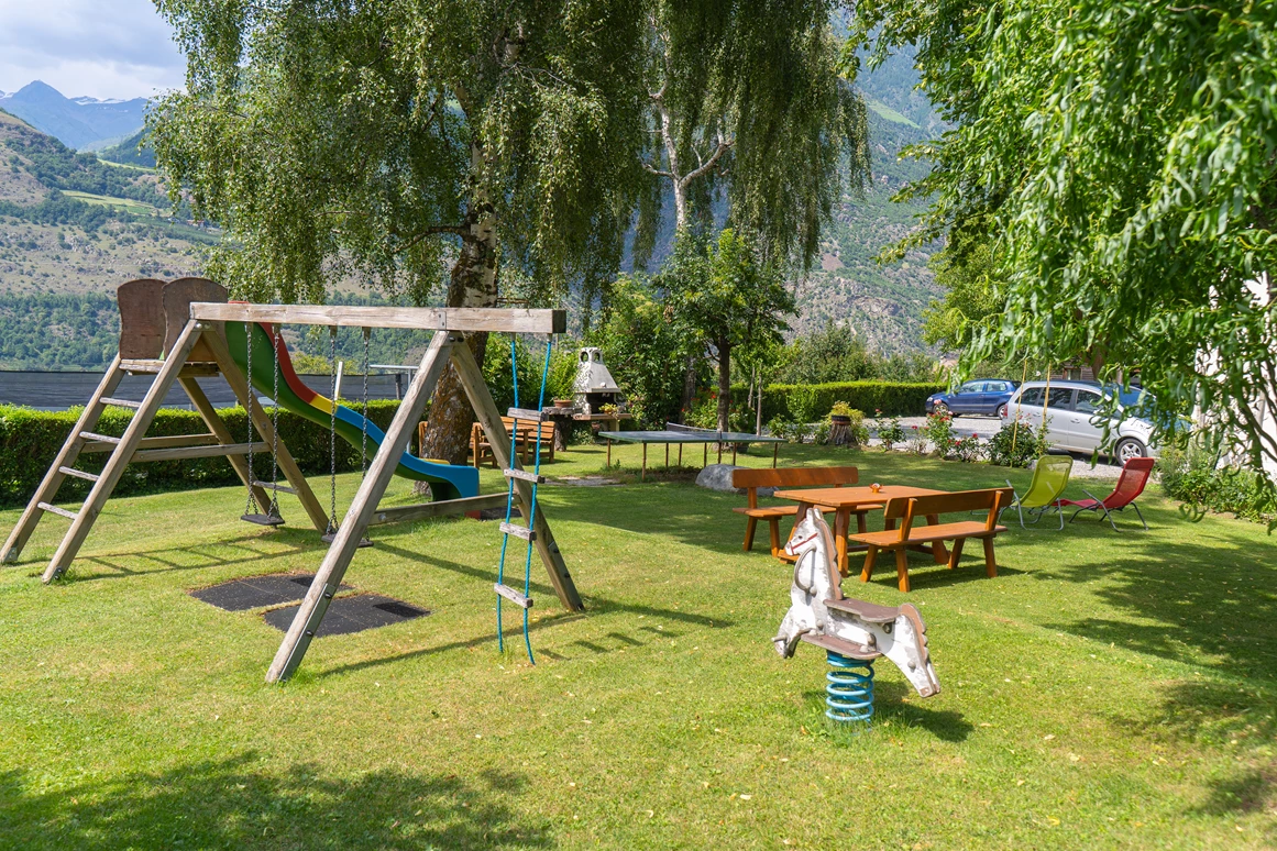 Frühstückspension: Spielplatz für unsere Kinder. - Pension Baumgarten