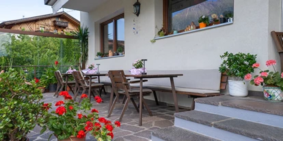 Pensionen - Naturns - Terrasse - Pension Baumgarten