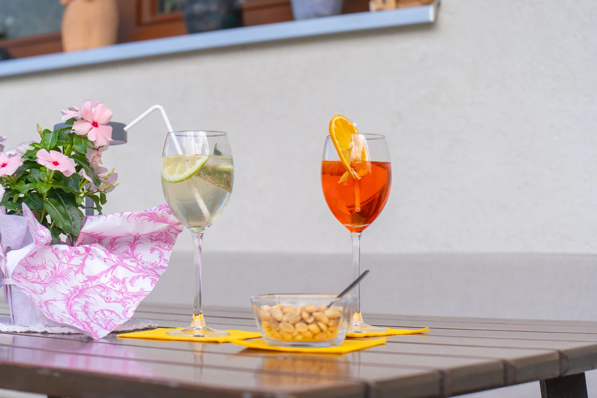 Frühstückspension: Terrasse - Pension Baumgarten