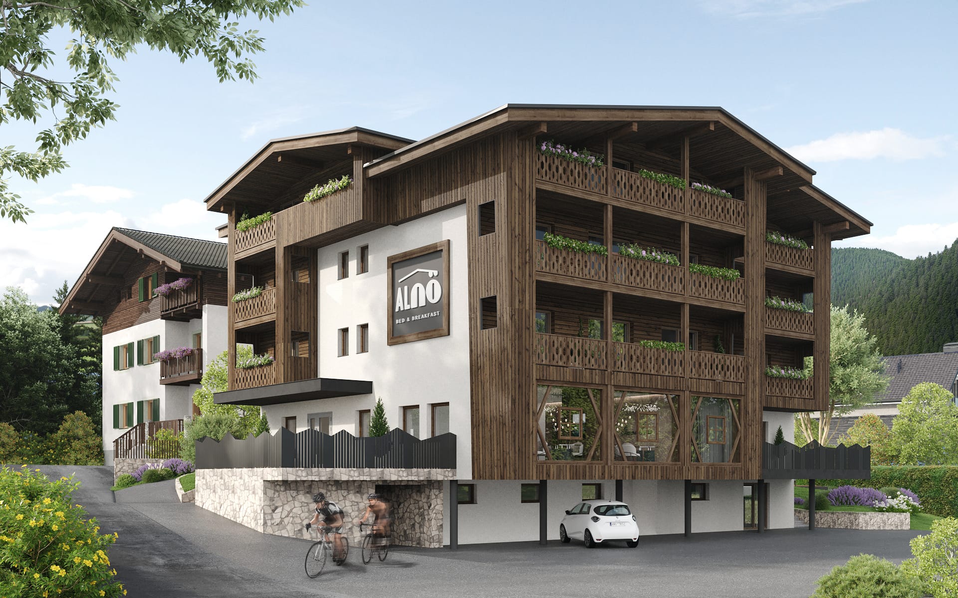 Pensionen - Balkon - Italien - Garni Residence Alnö 