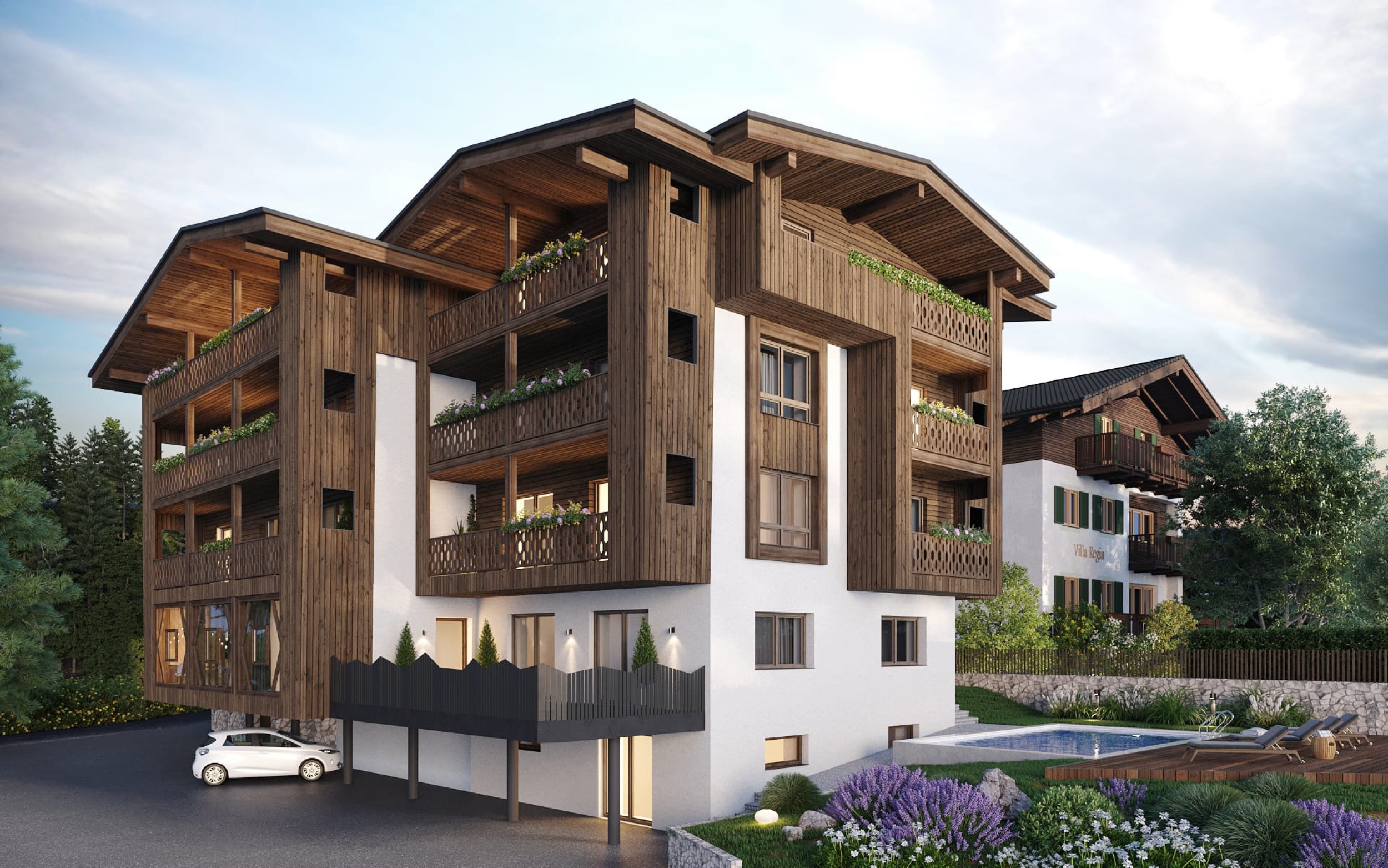 Pensionen - Balkon - Italien - Garni Residence Alnö 