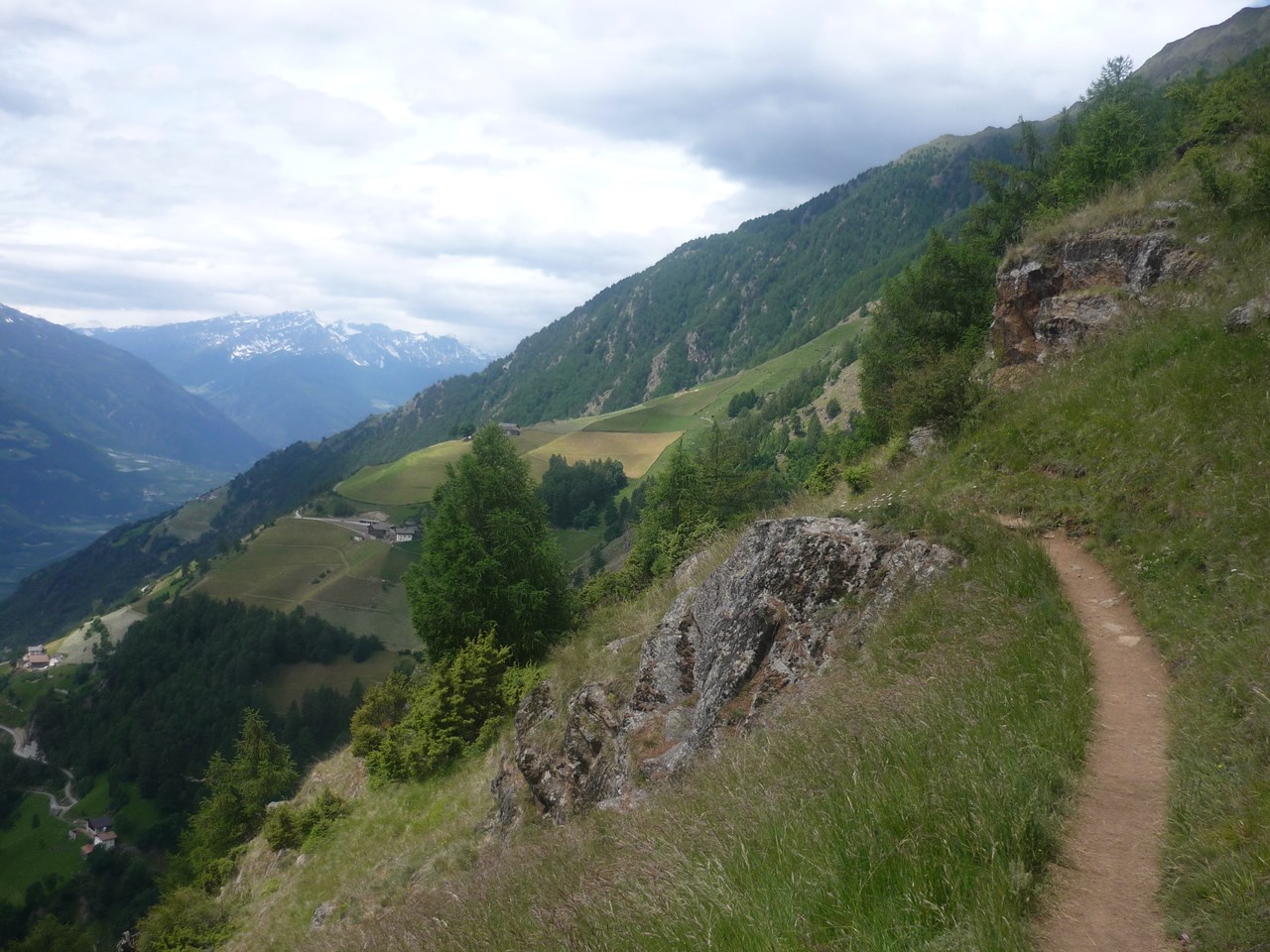 Pension Pernthaler Ausflugsziele Wandern am Vinschger Höhenweg