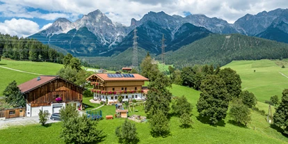 Pensionen - Parkplatz: kostenlos bei der Pension - Leogang - Schönberghof im Sommer - Schönberghof