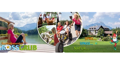 Pensionen - Steinbach an der Steyr - Sommer am Ferienhof Grossgrub - Ruhe, Lachen, Natur, Rein, Spiel, Spaß, Wandern, See - Ferienhof Grossgrub