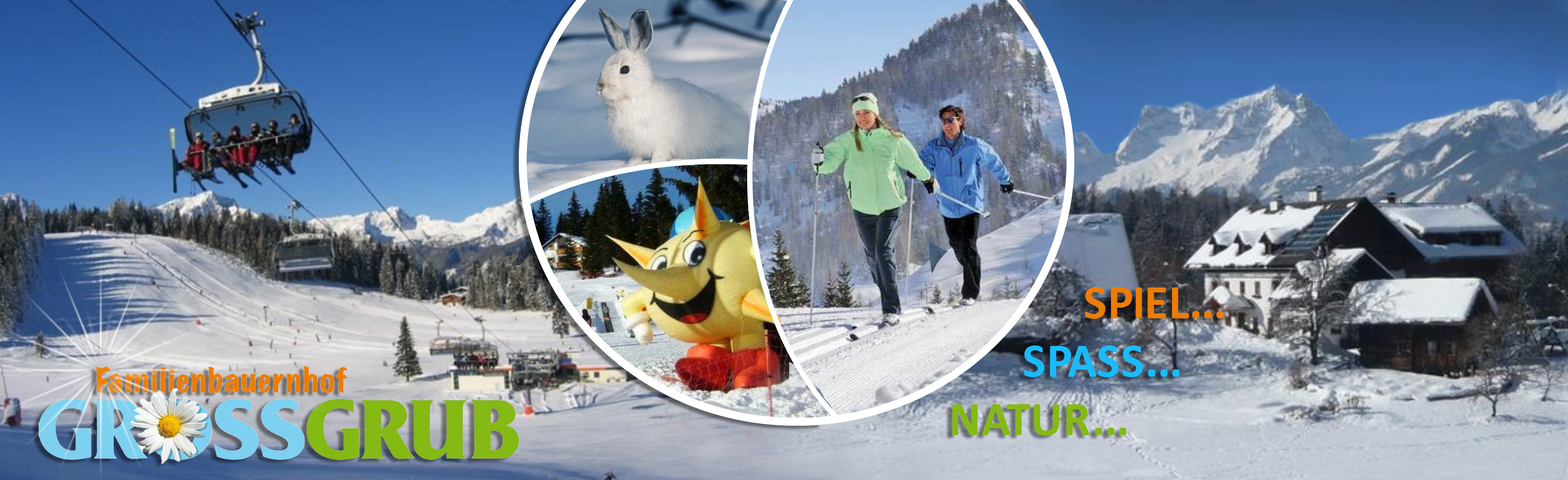 Pensionen - Admont (Admont) - Winter am Ferienhof Grossgrub - Schnee, sicher, Spaß, Schneeschuhwandern, Schifahren, Rodeln - Ferienhof Grossgrub