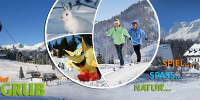 Pensionen - Steinbach an der Steyr - Winter am Ferienhof Grossgrub - Schnee, sicher, Spaß, Schneeschuhwandern, Schifahren, Rodeln - Ferienhof Grossgrub