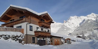 Pensionen - Parkplatz: kostenlos bei der Pension - Leogang - Winterbild - Appartement Monika Herzog