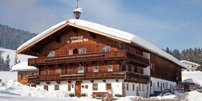 Pensionen - Fügen - Winteridylle - Erbhof Achrainer Moosen-Ferienwohnung Alpenrose