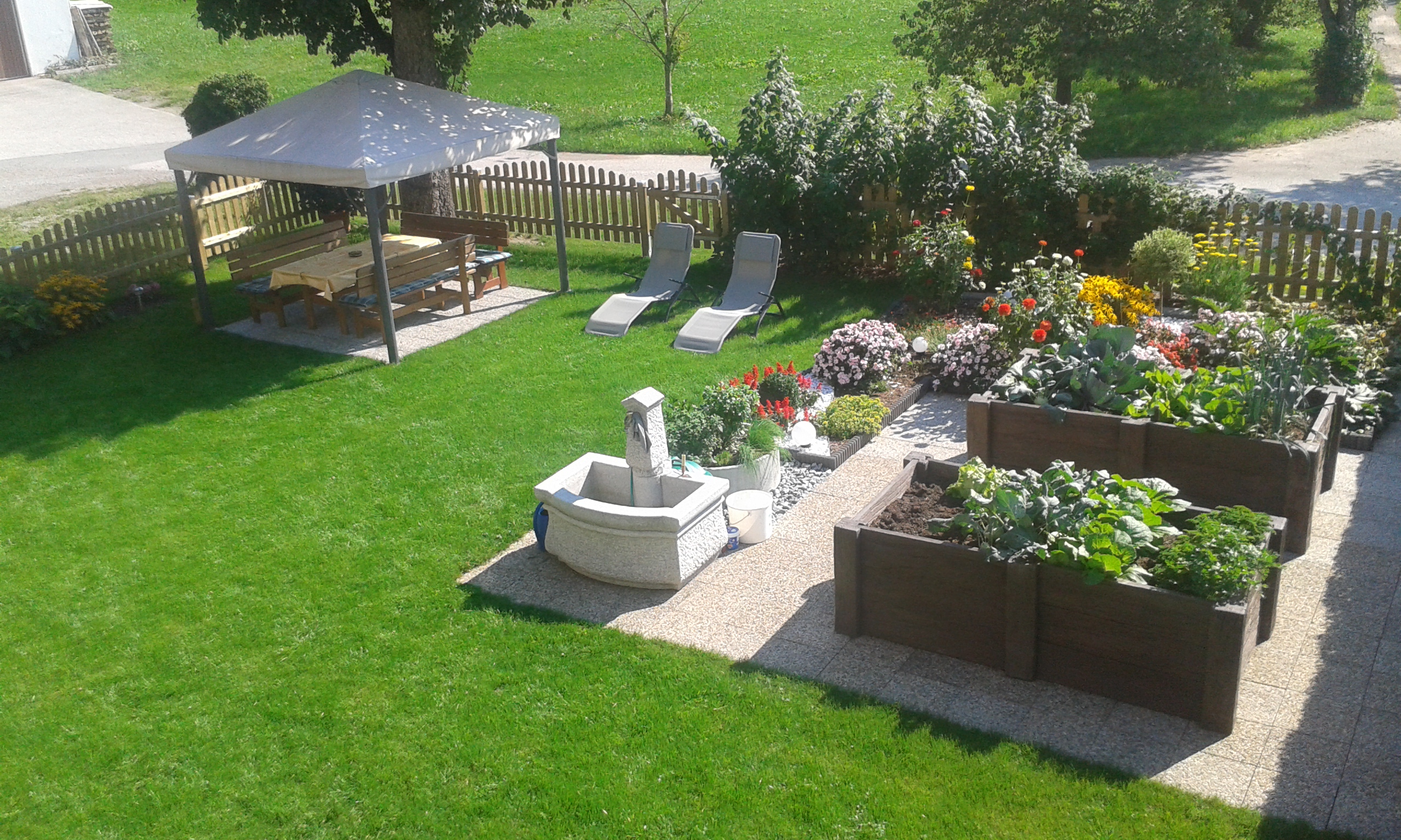 Pensionen - Wilder Kaiser - Garten - Strasserhof Söll