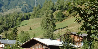 Pensionen - Parkplatz: kostenlos bei der Pension - Leogang - Blick zum Hochkönigmassiv - Haus Eva Portenkirchner
