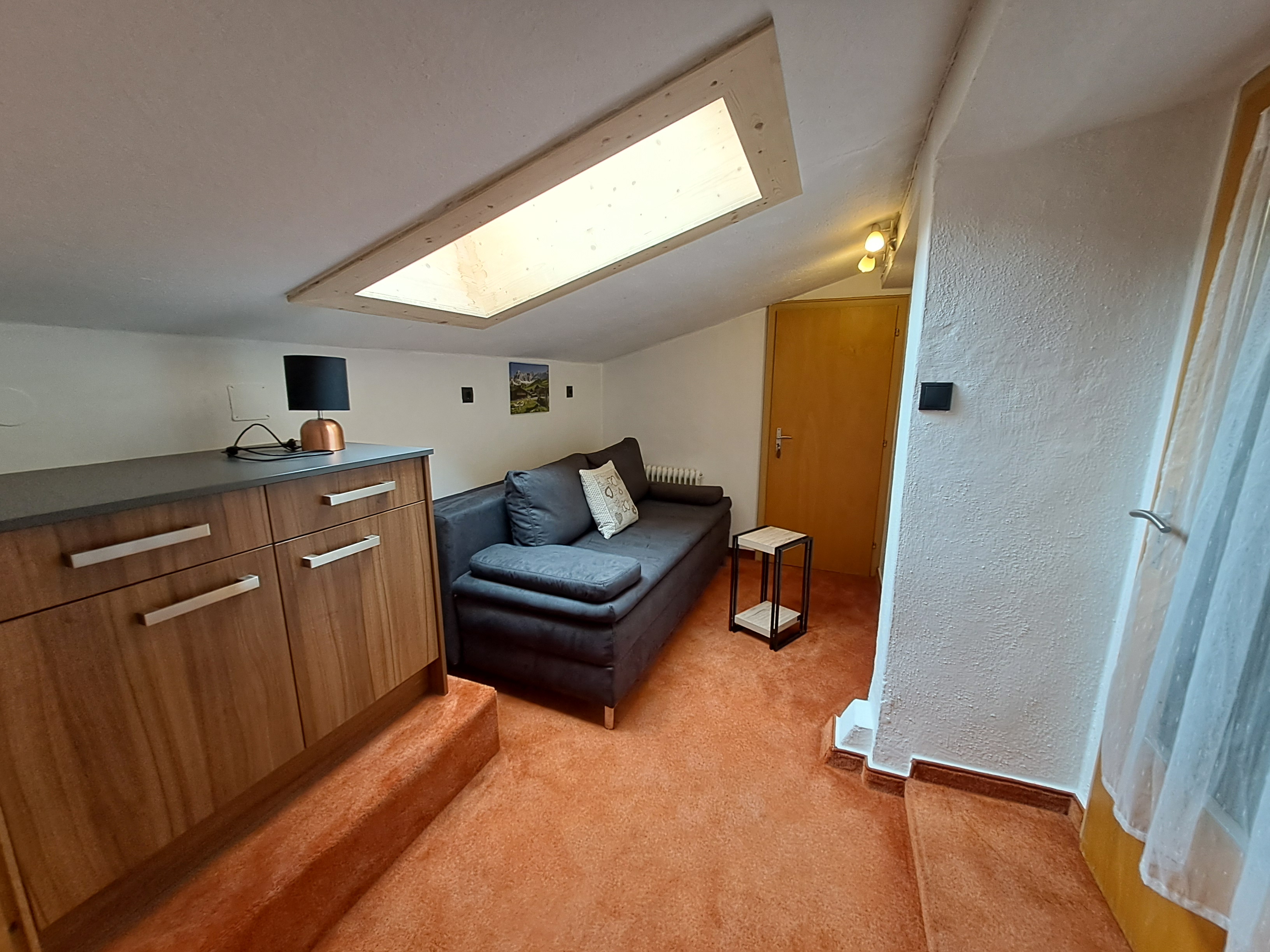 Frühstückspension: Durchgangszimmer Apart Bergblick mir Schlafcouch - Haus Tirol Appartements