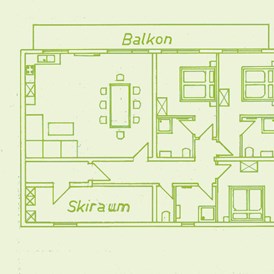 Frühstückspension: Wohnung 2 Imbachhorn 6-8 Personen  - Oberaigenhof Ferienwohnungen Kaprun 