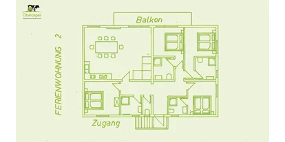 Pensionen - WLAN - Hohe Tauern - Wohnung 2 Kitzsteinhorn 8-10 Personen  - Oberaigenhof Ferienwohnungen Kaprun