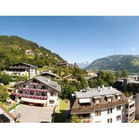 Frühstückspension: Panorama Aufnahme  - Pension Alpenrose