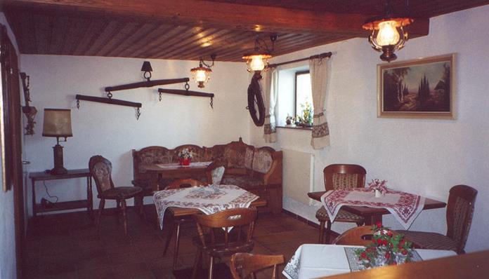 Frühstückspension: Frühstücksraum / Aufenthaltsraum - Haus Moni