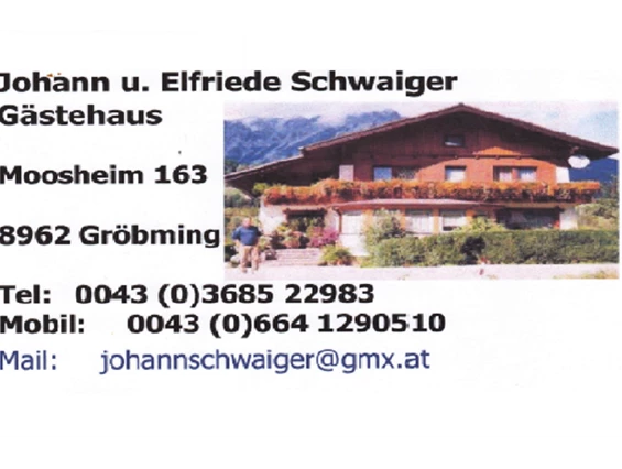 Frühstückspension: Gästehaus Schwaiger