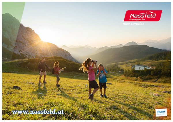 Ferienwohnung Zeber Ausflugsziele Nassfeld - Hinein in die Bergwelt