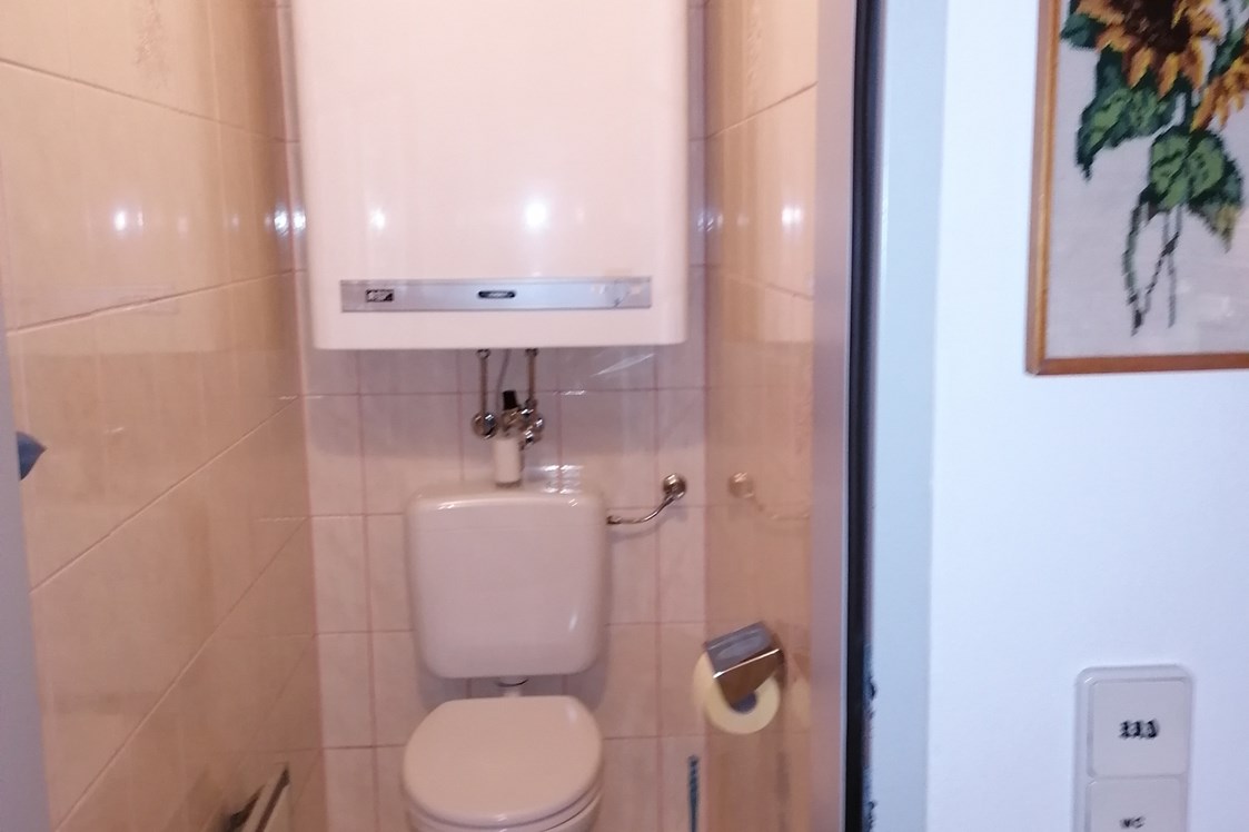 Frühstückspension: WC separat - Appartement Sonja im Haus Carinthia am Nassfeld