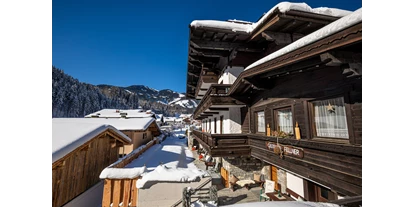 Pensionen - Parkplatz: kostenlos bei der Pension - Leogang - Außenansicht Winter - Gästehaus Fellner
