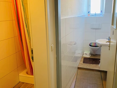 Frühstückspension: Gemeinschaftsbad ECO Zimmer mit Etagenbad - Aparthotel & Pension Belo Sono