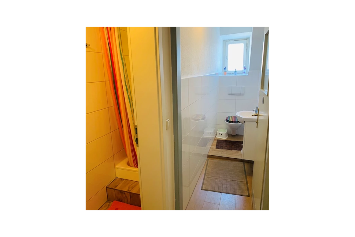 Frühstückspension: Gemeinschaftsbad ECO Zimmer mit Etagenbad - Aparthotel & Pension Belo Sono
