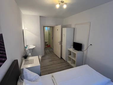 Frühstückspension: Zweizimmerapartment - Schlafzimmer für 1 Person - Aparthotel & Pension Belo Sono