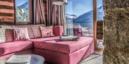 Pensionen - WLAN - Ötztal - Wohnbereich - The Peak Sölden