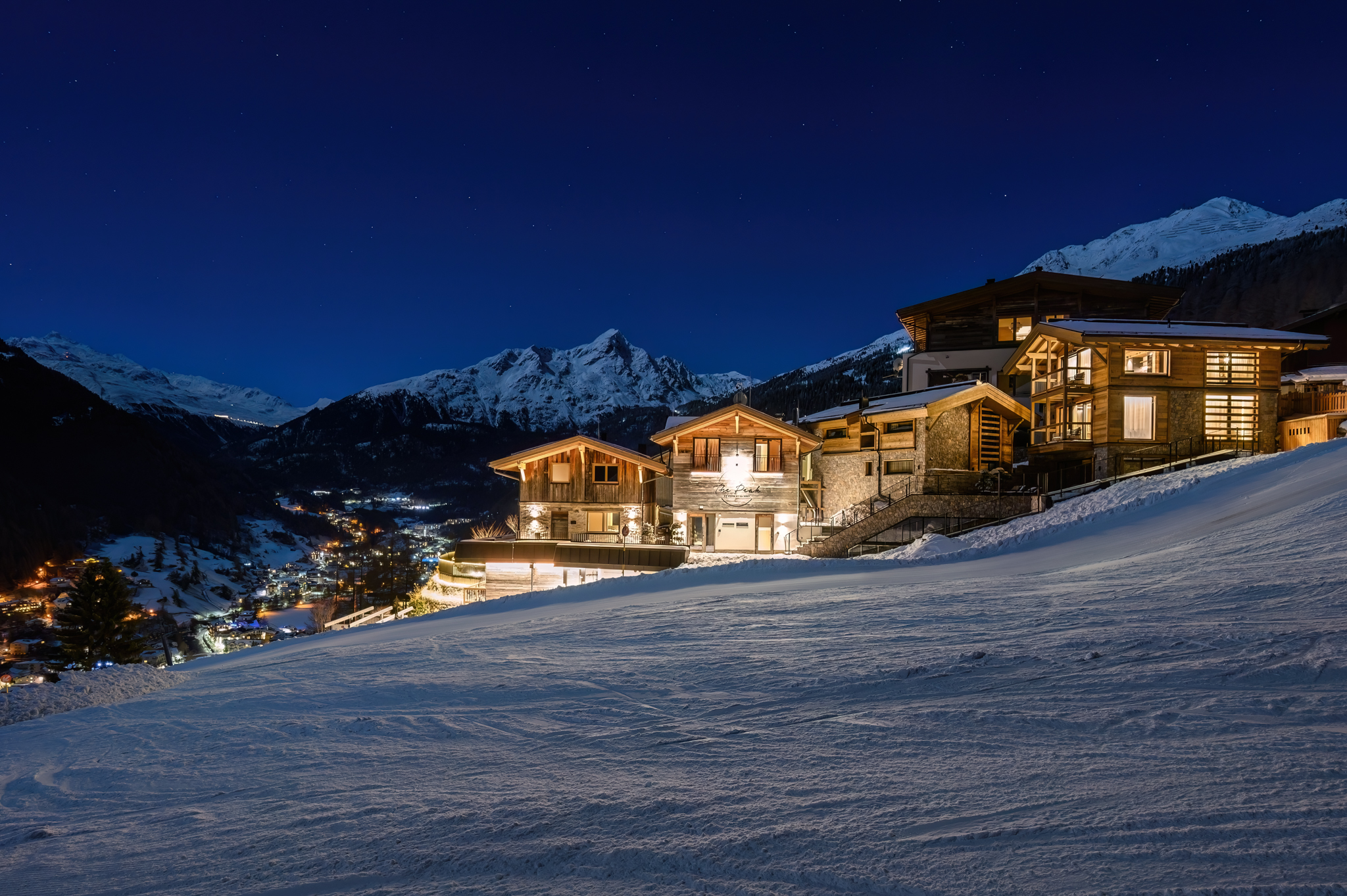 Frühstückspension: Außenansicht - The Peak Sölden