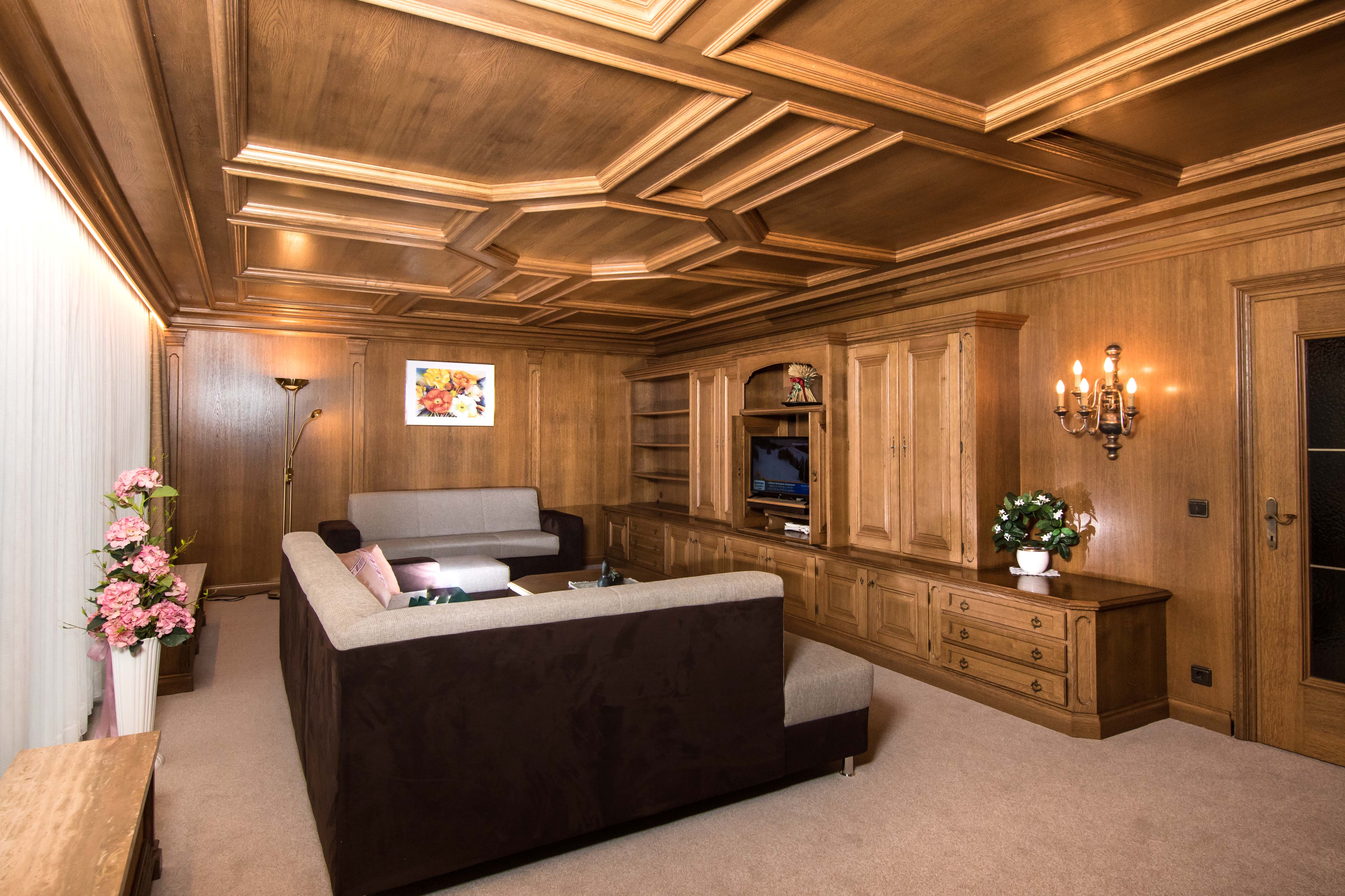 Frühstückspension: Wohnzimmer im Ferienhaus - Ferienhaus Kuchelberg