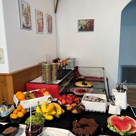 Frühstückspension: Unser Früstücksbuffet - Frühstückspension "WASSERER" Bad Kleinkirchheim 