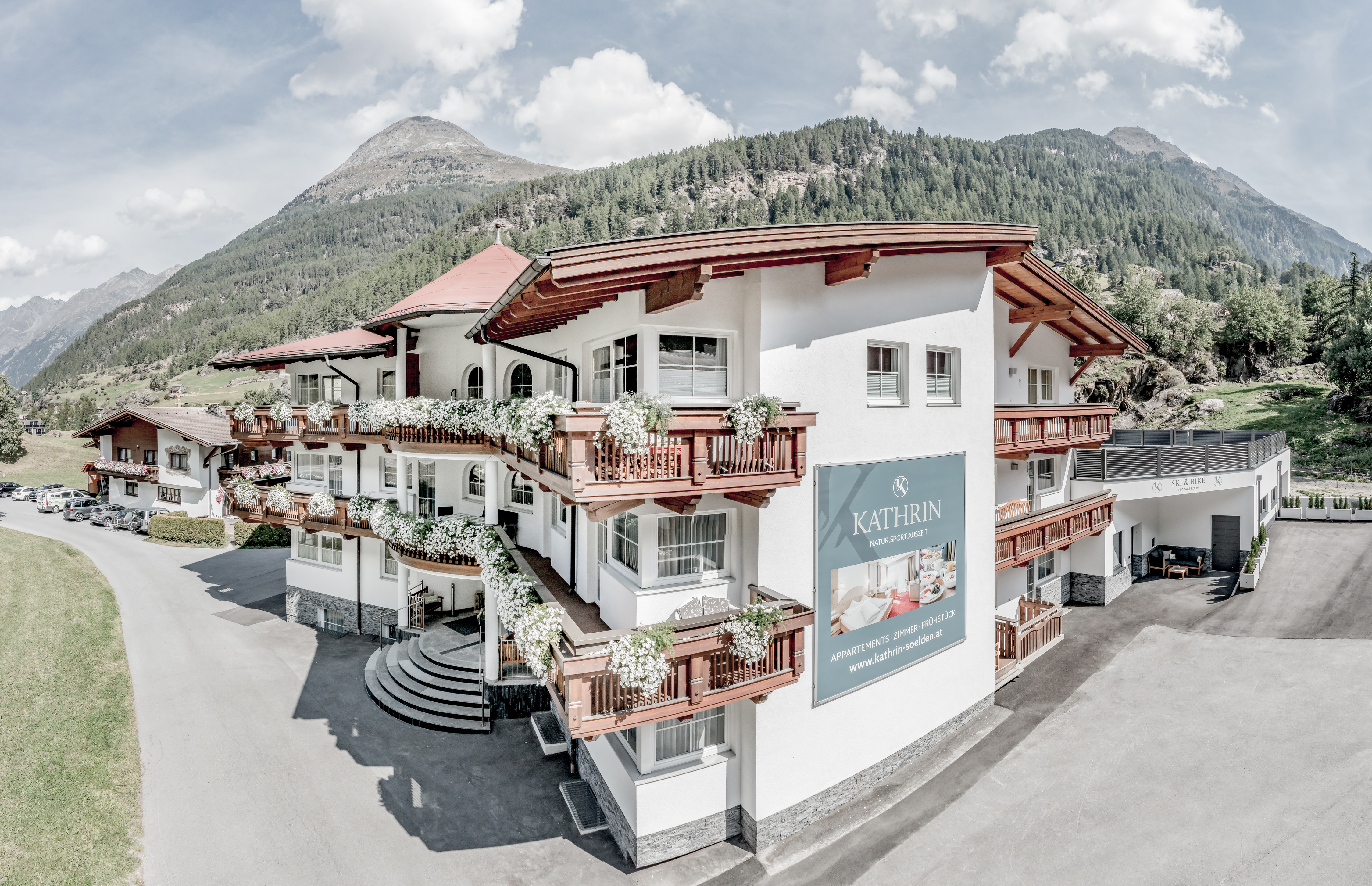 Frühstückspension: Ansicht Sommer - Haus Kathrin